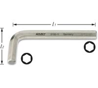 Clé mâle coudée 6 pans intérieurs 4 mm Hazet 2100-04
