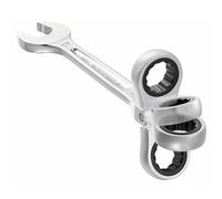 Facom Clé mixte à cliquet articulée 11 mm argent métrique
