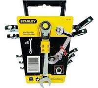 Clé Mixte à Cliquet Stanley, 6 Pièces, 8 à 19 mm, Tête Indexable, Acier Chrome Vanadium