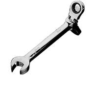 Clé Plate à Cliquet,Coffret Cliquet 24 25 26 27 30 32mm Multifunction FLEXIBLE TEACHET TÊTE RATCHET TROUCHE PROFESSIONNELLE POUR TOITILS DE RÉPARATION DE VOITURE (Color : 32mm)