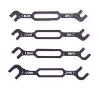 Clé RC Universelle, Jeu de 8 Clés en Alliage d'Aluminium 3.0 à 6.0mm, Outils de Réparation Compacts pour Voiture Crawler, Bateau et Drone - Multiples Tailles Précises, Portable e (Violette)