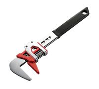 Clé réglable à mâchoire large - Portable à mâchoire large et robuste e plombier avec longue poignée | Pour garage, atelier, électricien, réparation automobile, tuyau, écrou, boulon, évier