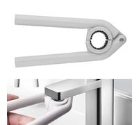 Clé réglable pour lavabo de plomberie, aérateur de robinet en acier au carbone et rou pour les tâches d'entretien d'évier de cuisine et de salle de bain
