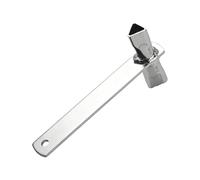 Clé triangulaire ouble taille, outil de barrière, ouvre-porte | M-12 Clé pour extinction d'incendie M10, outil d'accès pour l'entretien de la borne routière