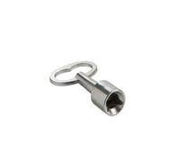Clé triangulaire femelle - LOCINOX - 3071T14 - Acier électrozingué - Compatible cylindre pompier