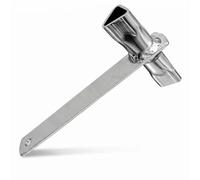 Clé triangulaire M12/M10 pour poteau de barrière - Double taille - Clé à 3 pans - Clé universelle triangulaire pour piquets, clés de pompiers - Verrouillage de parking