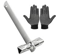 Clé triangulaire M12/M10 pour poteau de barrière - Double taille e poteau triangulaire e pompier pour poteau de barrière - Verrouillage de parking