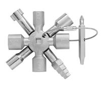 Clé Universelle De Contrôle De Cabinet Knipex Twinkey® 00 11 01