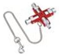 Knipex Clé universelle 001-106 – Argent/rouge