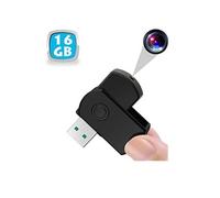 Clé USB Caméra Espion Mini Caméra Appareil Photo Vidéo HD Micro SD 16 Go Noir