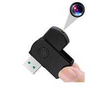 Clé USB Caméra Espion Mini Caméra Appareil Photo Vidéo HD Micro SD Noir + SD 4Go YONIS