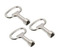 Clé VOCOSTE 12.5x7mm à douille triangulaire pour armoire électrique compteur gaz pour serrure triangulaire de porte d'ascenseur 3Pcs