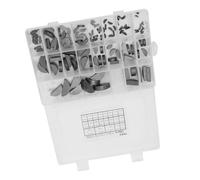 Clé Woodruff, 135 Pièces, Kit d'assortiment de Clés à Volant d'inertie, pour Clavette Multiple