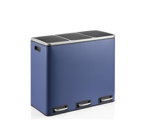 Clean 9 | 3 x 18L - Poubelle Bleu