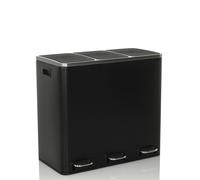 Clean 9 | 3 x 18L - Poubelle Noir