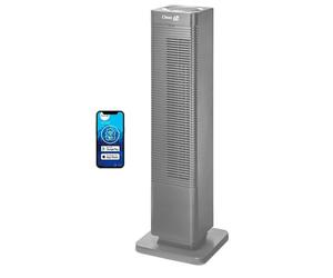 Clean Air Optima - Chauffage-ventilateur Design 2-en-1 CA-904G Smart - 40m² / 100m³ - Chauffage PTC et ventilateur