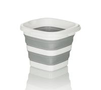 CLEAN SILE | 5 L - Conteneur pliable Gris/Blanc