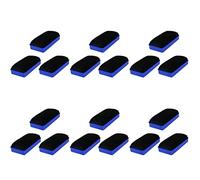 Cleaner Blackboard18 pcs Nettoyage léger et gomme de salle de or tableau noir Nettoyant pratique Bleu Craie blanche Effacement de tableau à sec for la maison Papeterie en microfibre Pratique L