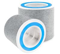 Cleangela Lot de 2 filtres de rechange HEPA HP102 compatibles avec purificateur d'air Shark HP102 HP102WK, comparé aux filtres # HE1FKBASMB et HE1FKBAS
