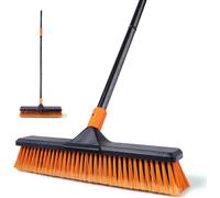 CLEANHOME Balai avec manche 166cm pour écoles, usines, jardins