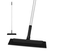 CleanHome Raclette de douche professionnelle à long manche pour nettoyer les taches d'eau sur les sols, les poils d'animaux, les portes de douche, les fenêtres, etc. CleanHome Raclette professionnelle