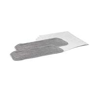 CLEANmaxx Essuie-Glace de Rechange 4 en 1-2 Chiffons en Microfibre, 10 Chiffons Anti-poussière - pour Le Nettoyage à Sec et Humide de Tous Les sols Lisses