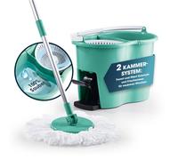 CLEANmaxx Power Mop avec système de Filtration à Deux Chambres | l'eau Sale est filtrée, essorage Facile pour Une propreté sans Traces | Idéal pour Les stratifiés, Les parquets et Les carrelages