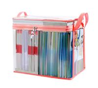 Clear Book Storage Bag - Pochette de fichiers durable, pochette de documents étanche | Dossier transparent de couverture de liant, porte-colis portable, porte-colis portable, porte-monnaie