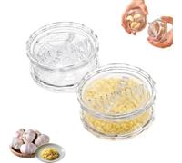 Clear Manual Garlic Twister And Ginger Mincer Tool,Manual Garlic Twister And Mincers,Garlics Crusher, Grinder Pour L'ail,Presse-Ail Manuel Multifonctionnel,Compact Garlics Mincers Tool,Ginger,Herbs