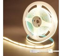 Clearhill Bande LED COB USB 5V,16,4pieds/5m,blanc neutre 4000K,320LEDs/m,largeur 8mm,non étanche IP20,câble USB de 1m,bande LED flexible pour décoration intérieure et bricolage