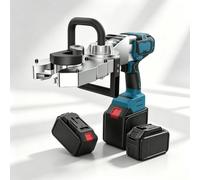 CLEASEBILY Machine à fileter Les Barres d'armature sans Fil avec ouille : 800Nm, 15s, 18-32mm, léger 8.3kg, Corps Rotatif, Moteur brushless. pour Chantiers, ponts