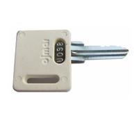 Clef passe général - pour serrure de vitrine 5907/5917/5539/5601 GRAPPIN ANNAT
