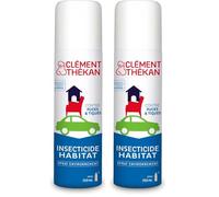 Clément Thékan Insecticide Habitat - Spray Environnement - Anti-puces et antitiques pour la Maison - 250 ML (Lot de 2)