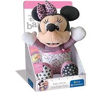 Clementoni Peluche-veilleuse 17395 Disney Baby Mickey – musicale, lumineuse, lavable, dès 6 mois