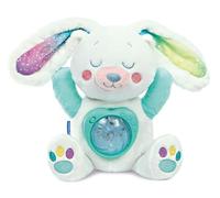 Clementoni | Mon Lapin Polaire Peluche Musicale avec Projecteur d’Aurores Boréales pour Bébés dès la Naissance | Sons Apaisants, Mélodies, Bruits Blancs | Lavable en Machine | Grand Prix du Jouet 2025