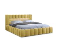 Bestmobilier Lit Coffre Cléo 160x200 Jaune
