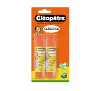 Cléopâtre Bâtons de colle Cléostick – colle blanche 8 g – Lot de 2