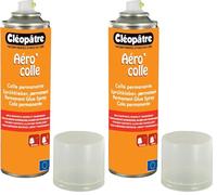Cléopâtre - ACP250 - Aero'Colle - Aérosol de Colle permanent - 250 ml, BLANC, Spray colle Permanent (Lot de 2)