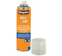 CLÉOPÂTRE Lot de 3 Aérocols Colle Repositionnable de 250 ml