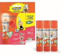 Cléopâtre - Boîte de 3 bâtons de colle Transparente Adhésive Asterix en 21 g