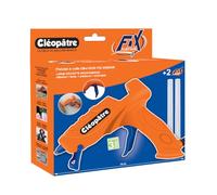 Cléopâtre - Cleo'Gun FIX - Mini Pistolet à colle chaude + 2 Bâtons de colle universelle 7mm
