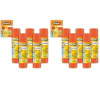 CLEOPATRE Cléopâtre-BL5BA8-CléoStick-Blister Colle Transparente de 8 g, Lot de 10 bâtons de 8g.