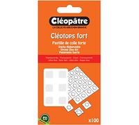 Cléopâtre - Cléotops 100 pastilles de colle forte transparente et permanente