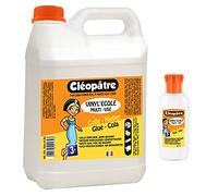 Cléopâtre - Colle blanche vinylique au format de 2 kg + 1 flacon de 100gr rechargeable
