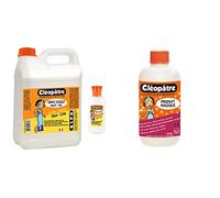 Cléopâtre - Colle blanche vinylique au format de 2 kg + 1 flacon de 100gr rechargeable & CLEOPATRE - Produit magique pour faire du Slime format de 250ml