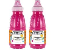 CLEOPATRE - Encre à Dessiner Rose Tyrien au format de 500 ml (Lot de 2)