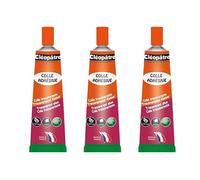 Cléopâtre Lot De 3 Colles Adhésive Cléopâtre En Tube Alu De 30 Gr
