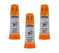 CLÉOPÂTRE Lot de 3 Rollers de Correction Effac'Encre 360° tête rotative Blanc