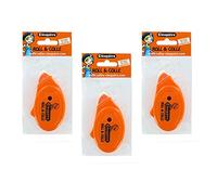 Cléopâtre Roller de colle permanent 8 mm x 8 m – Lot de 3