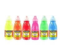 Cléopâtre Lot De 6 Peinture Gouache 250 Ml Jaune/Orange/Rouge/Rose/Vert/Bleu